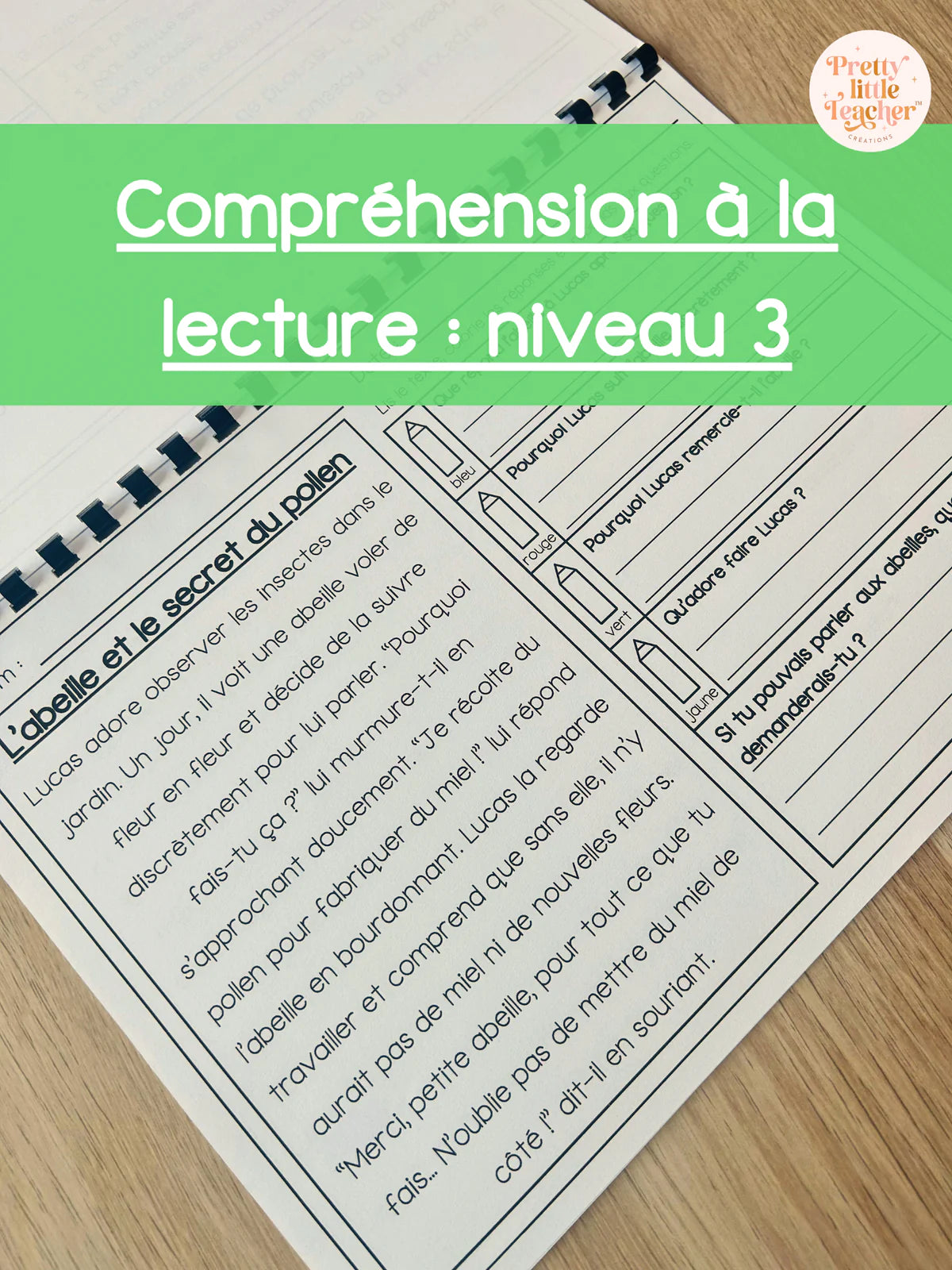 Pack annuel : compréhensions à la lecture niveau 3