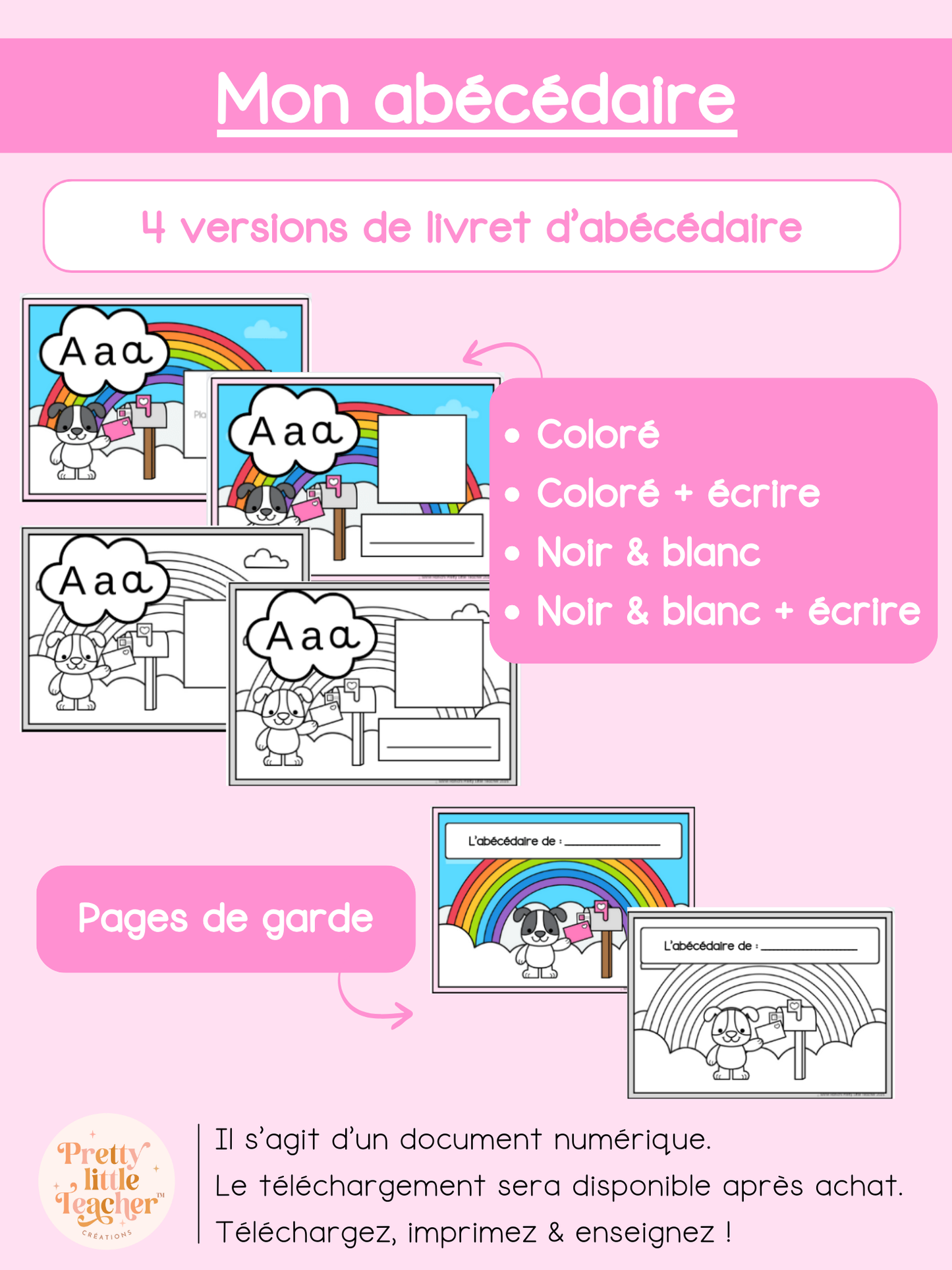 Mon abécédaire : le premier son d'un mot