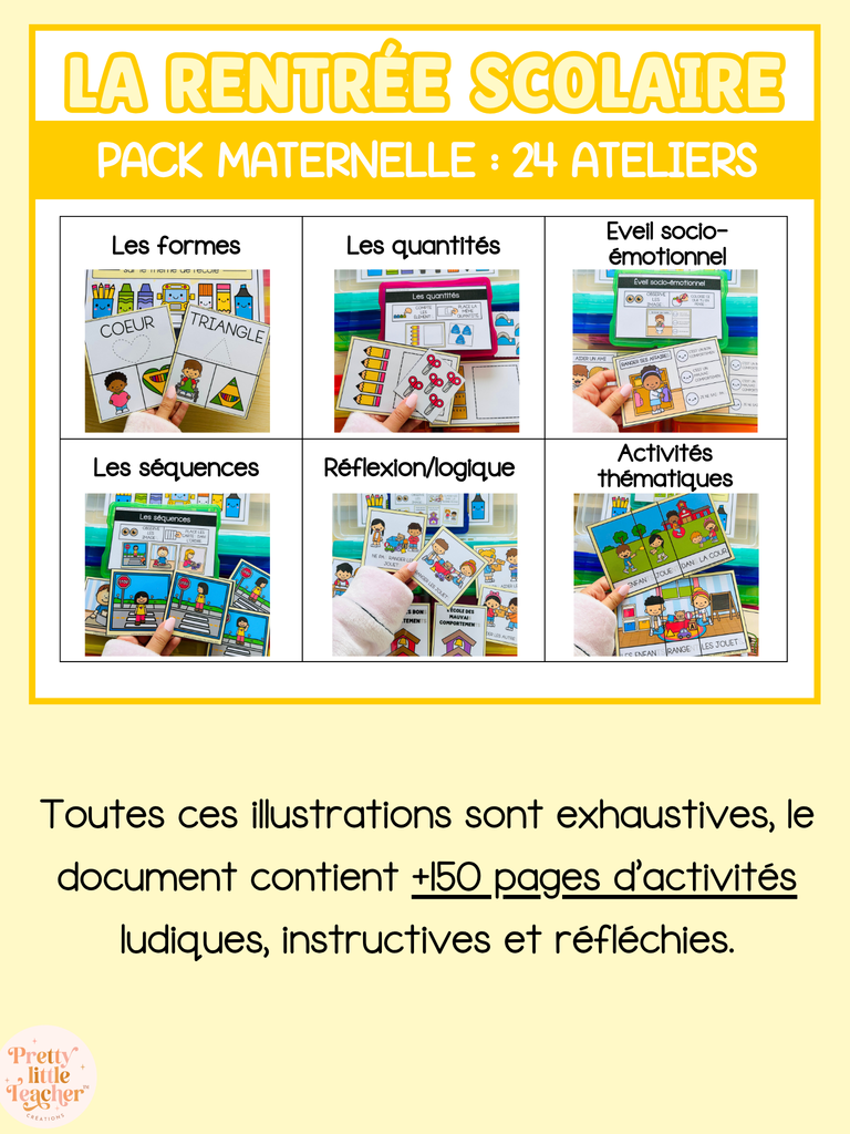 Pack Maternelle sur la rentrée scolaire – Pretty Little Teacher