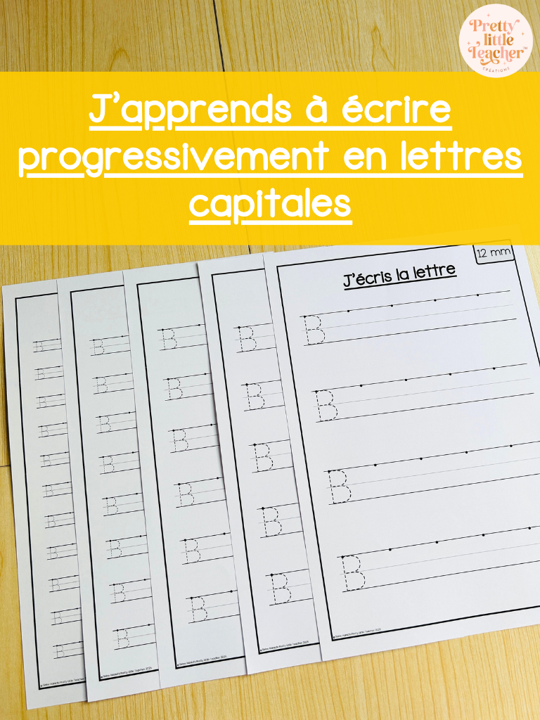 Livrets : j'apprends à écrire progressivement en script