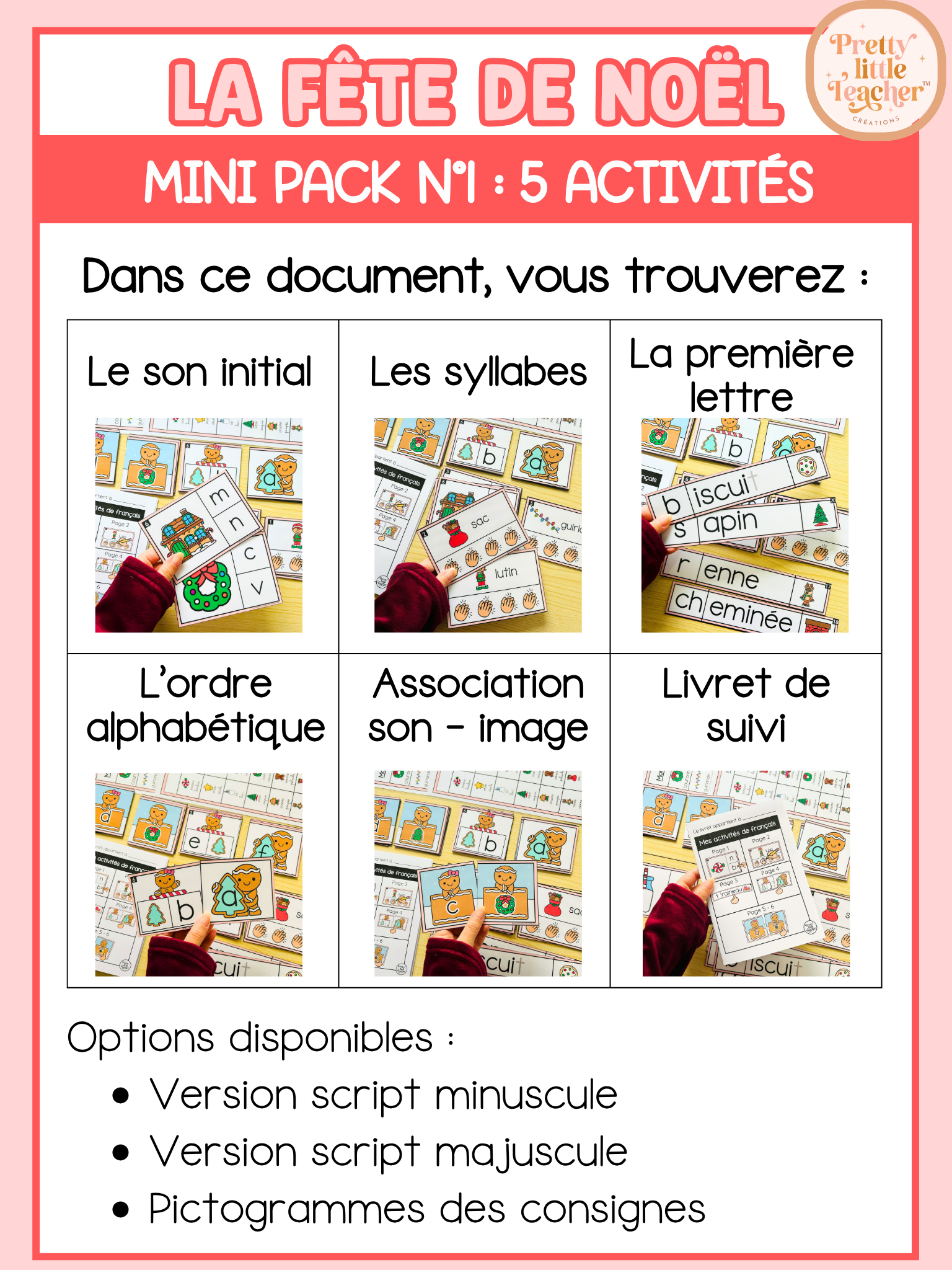 Mini Pack 1 Français sur Noël