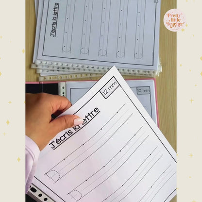 Livrets : j'apprends à écrire progressivement en script