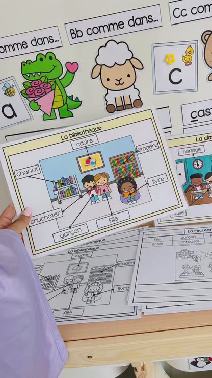 ✏️ Activités d'écriture sur l'école 🎁