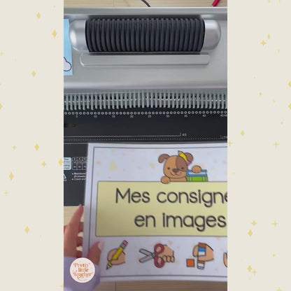 Les consignes en images - pictogrammes