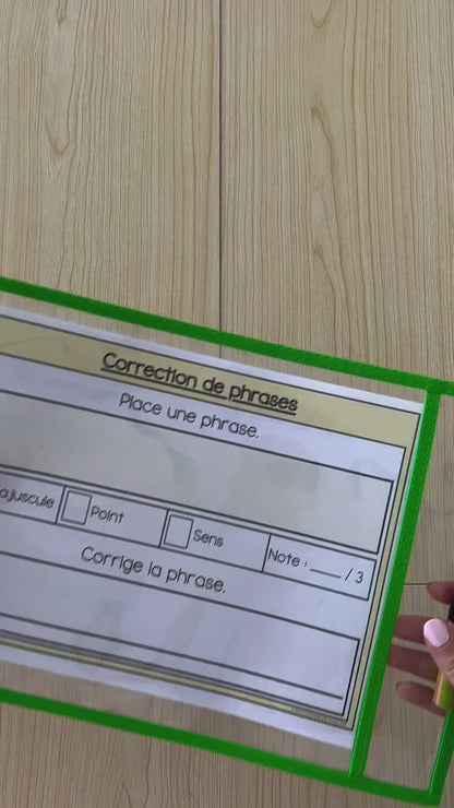 Pack 2 Français sur l'école