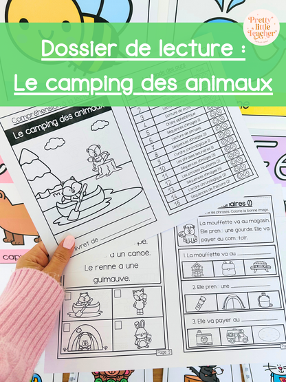 Le camping des animaux (lecture)